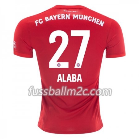 Fußballtrikots FC Bayern München David Alaba 27 Heim Trikotsatz 2019-2020 Fußballtrikots FC Bayern München David Alaba 27 Heim Trikotsatz 2019-2020